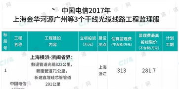 中國電信3.64億干線光纜工程招標(biāo) 監(jiān)理服務(wù)金邊項(xiàng)目的價(jià)值與挑戰(zhàn)